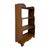 Vintage 4-Tier Solid Wood Bookshelf – Antique Style Scalloped Bookcase and Display Shelf For Sale In Seattle - Image 6 of 7