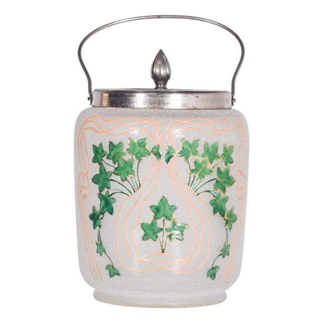 Metal Antique Glass Cake Stand, 1910 For Sale - Image 7 of 7