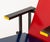 Gerrit Rietveld x Cassina "Red and Blue" Armchair, Polychrome Wood in red, blue, black and yellow, with Cassina label....