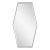 Slim Line Mirror--Hexagon Shaped For Sale