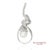 Natural Diamond and Pearl Pendant Necklace Metal Type: 18k White Gold Total Item Weight: 6.1 Grams Length: 43.0 mm Width:...