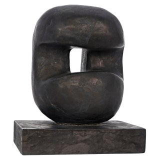 Juno Sculpture, Black Marble For Sale