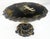 Early 20th Century English Papier-Mache Black Gold Mother of Pearl Antique c1900s Lamp Table Clean! For Sale - Image 5 of 13