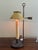 Yellow Mid 20th Centur French Provincial Louis XVI Brass Bouillotte Lamp With Yellow Tole Shade For Sale - Image 8 of 11