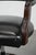 Chesterfield Office Chair in Cowhide Leather on Wheels For Sale - Image 10 of 18