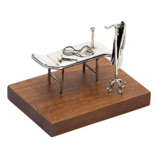 Miniature Silver Doctors Office For Sale