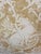 Pair of Rustic European Linen Decor Pillows Gryphon Print For Sale In Palm Springs - Image 6 of 7