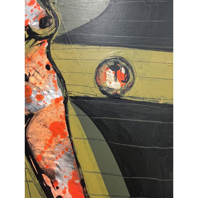 Mathias Wunderlich, Nude Woman and Fruit I, 2026, Acrylic Painting on Canvas For Sale - Image 4 of 5