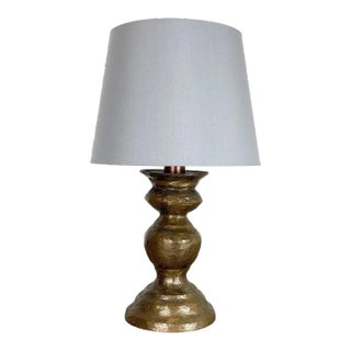 Hollywood Regency Brass Table Light in the style of Kalmar, Austria, 1960s For Sale