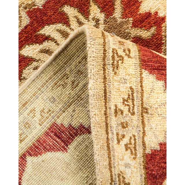 Vintage Traditional Hand Knotted Wool Area Rug, Gold - 6'0" X 8'10" For Sale In New York - Image 6 of 9