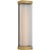 Vance 14" Sconce in Antique-Burnished Brass with Clear Glass Rods Designer: Chapman & Myers Finish: Antique-Burnished...