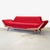 Red Rowe Furniture Walnut Gondola Couch / Sofa in the Style of Adrian Pearsall For Sale - Image 8 of 11