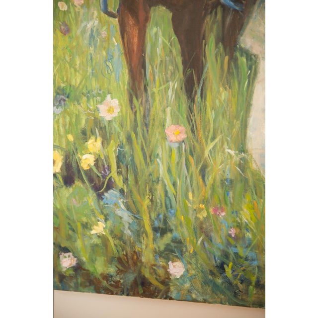 Grace B. Keogh "Woman and Horse" Painting For Sale - Image 9 of 11