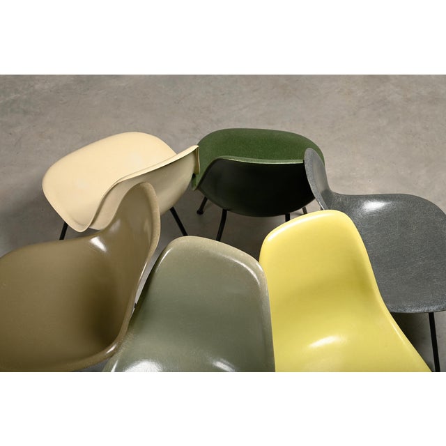 1960s DSX Side Chairs by Charles and Ray Eames for Herman Miller, 1960s, Set of 6 For Sale - Image 5 of 18
