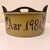 Vintage Norwegian Hand-Painted Bentwood Tine Box With Rosemaling, 1981 For Sale - Image 10 of 10