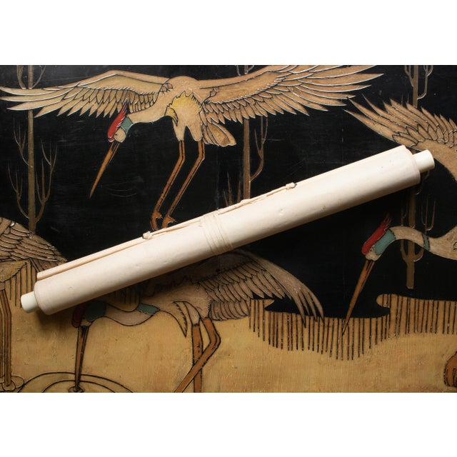 Showa Era Japanese Sansui Scroll Painting by Keigen For Sale - Image 14 of 17