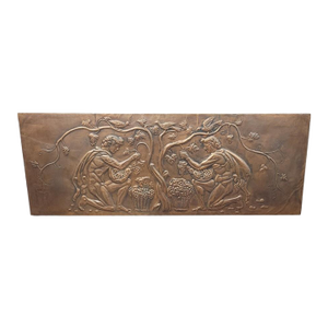 Large Vintage Classical Copper Wall Art