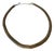 Vintage 1980s Mesh Collar Necklace, Antique Bronze-Tone For Sale