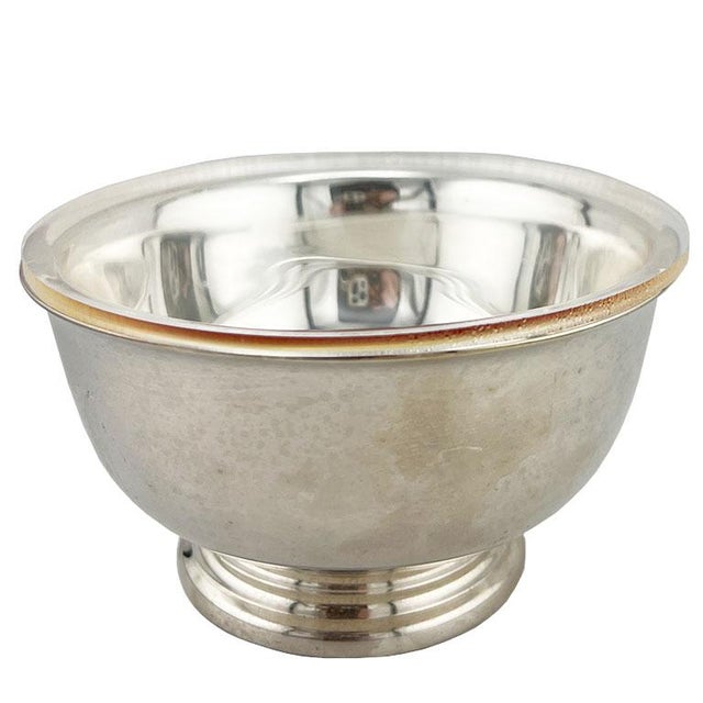 Gorham Vintage Gorham Silverplate Revere-Style Footed Candy Bowl For Sale - Image 4 of 8