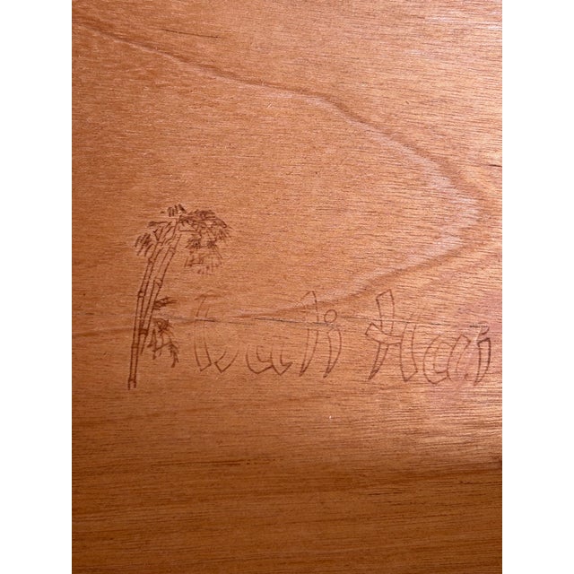 Mid 20th Century Henry Link Faux Bamboo Bali Hai 9 Draw Dresser For Sale - Image 9 of 9