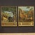 Modern Italian Artist, Landscape with Characters, 1945, Oil Painting on Masonite, Framed For Sale - Image 3 of 13