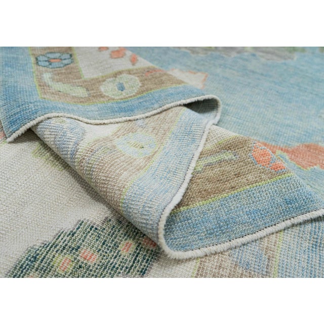 Turkish Oushak Rug 12'8" x 18' #20382 For Sale In Houston - Image 6 of 8