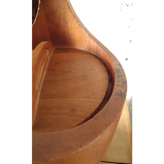 Wood Midcentury Danish Ice Bucket For Sale - Image 7 of 8
