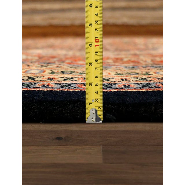 Pasargad Home Baku Navy Wool Area Rug-12' 2" X 15' 3" For Sale In New York - Image 6 of 7