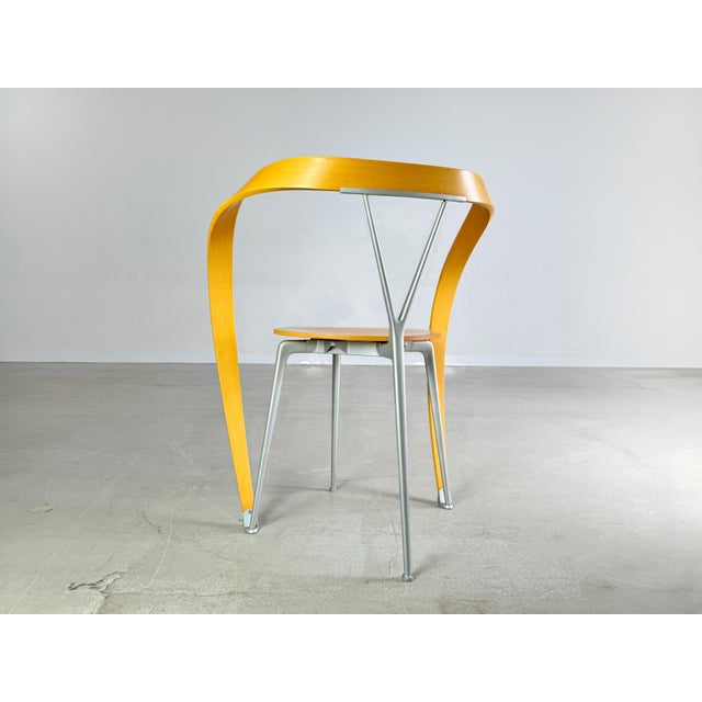 Wood Reverse Chairs by Andrea Branzi for Cassina, Set of 4 For Sale - Image 7 of 17