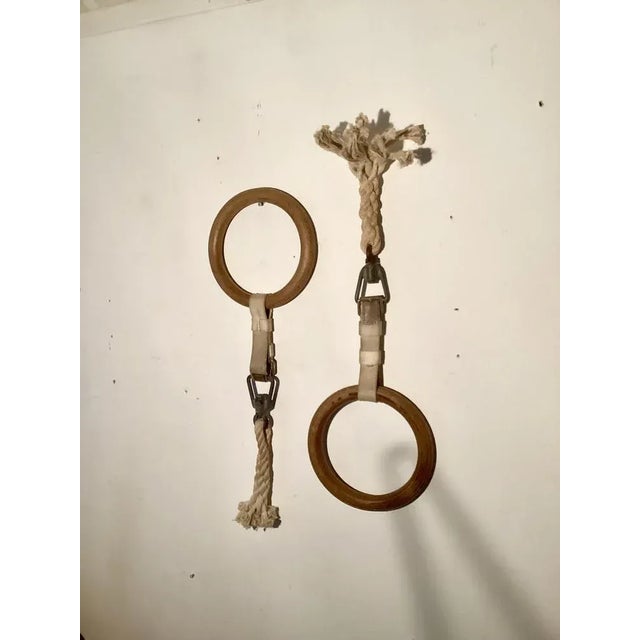 Sport Gymnastic Rings, Set of 2, in Very Good conditions. Designed 1950 to 1959