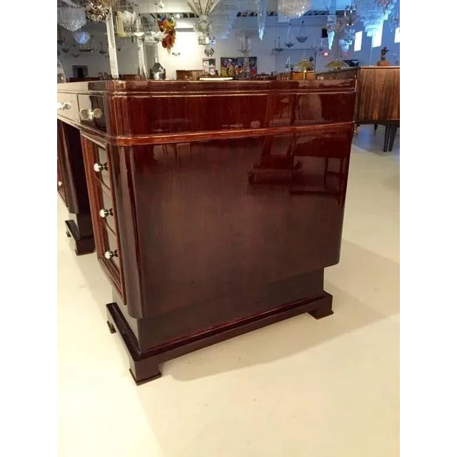 French Art Deco Two-Tone Desk For Sale In New York - Image 6 of 10
