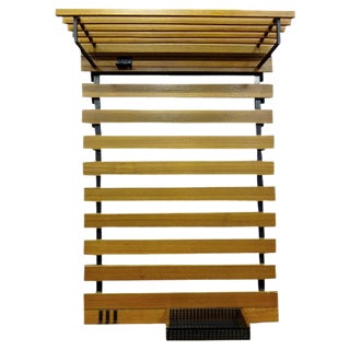 Wall-Mounted Coat Rack, 1963 For Sale