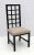 Mackintosh Style Black Lacquered High Back Chairs, 1970, Set of 4 For Sale - Image 6 of 9