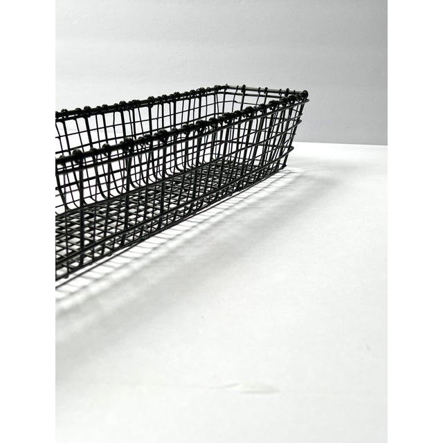 Beautiful handcrafted antique patina styled decor basket. Food safe Clean with a damp cloth 100% iron wire