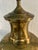 Vintage 1960’s Paul Hanson Hammered Brass Chinoiserie Table Lamps With Original Shades For Sale In New Orleans - Image 6 of 13