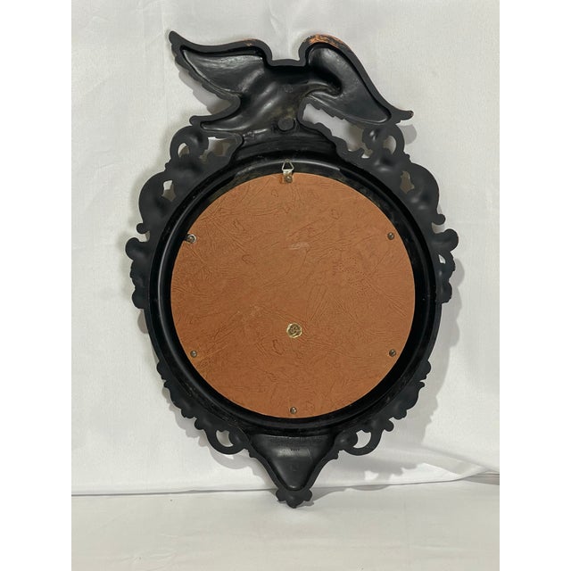 Hand-Textured George Washington Reproduction Print in Vintage Federal-Style Eagle Frame For Sale - Image 11 of 12