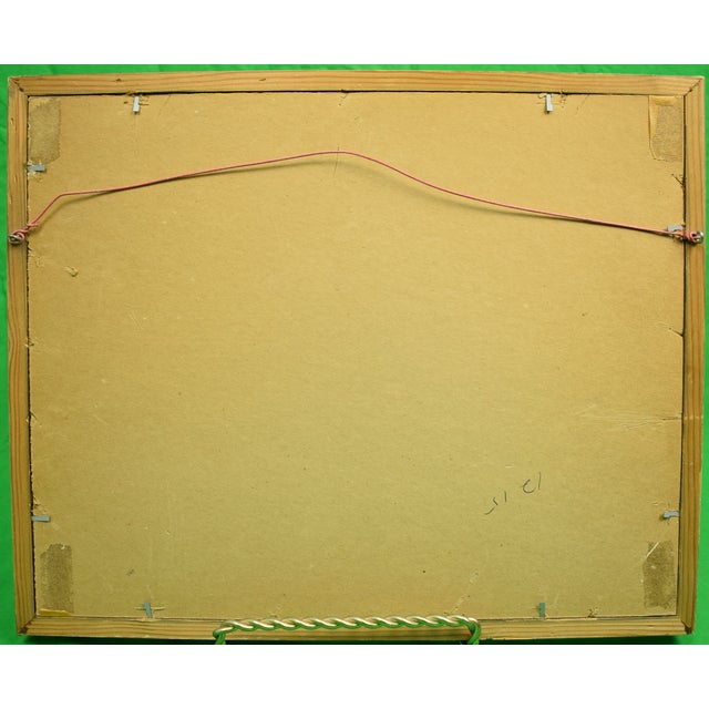 PAUL DESMOND BROWN (American, 1893-1958) "Slater going to his own kind", ink and watercolor with white highlights, titled,...