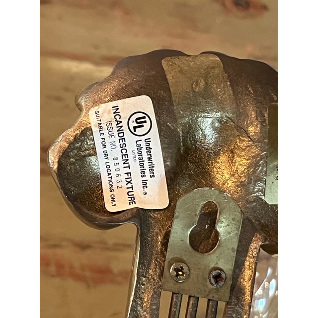 Pair of Vintage Fredric Cooper Gilt Wall Sconces/Chicago For Sale - Image 12 of 12