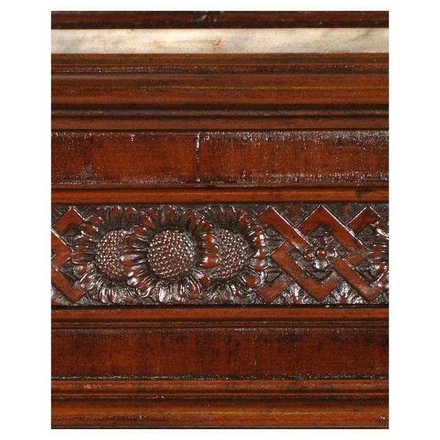 Wood 19th Century Art Nouveau Venetian Console & Mirror from Testolini e Salviati For Sale - Image 7 of 18