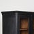 Pair of 20th Century Black Painted Pine Bookcase Display Cabinets For Sale - Image 4 of 11