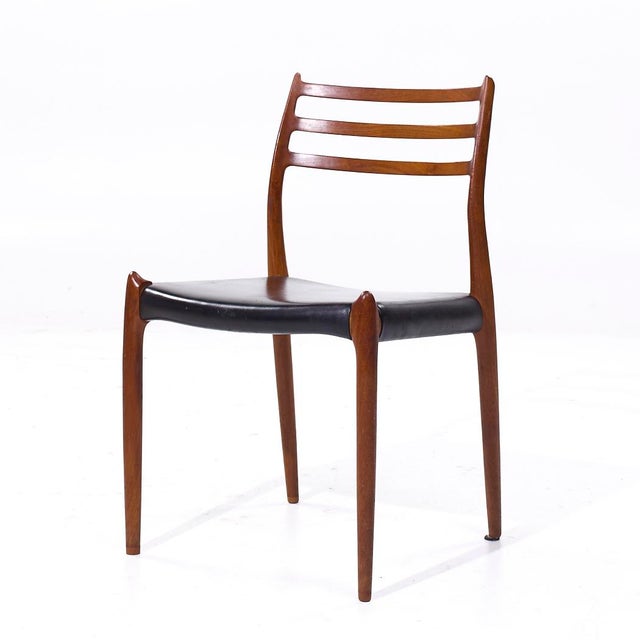 Niels Moller Model 78 Mid Century Danish Teak Dining Chairs - Set of 4 For Sale In Chicago - Image 6 of 11