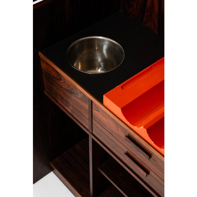 Dyrlund Expanding Captain's Bar in Rosewood from Dyrlund, Denmark, 1960s For Sale - Image 4 of 8