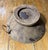 Wood Antique Primitive Hand-Carved Wooden Bowl With Original Hanging Handle and Folk Art Repairs For Sale - Image 7 of 12