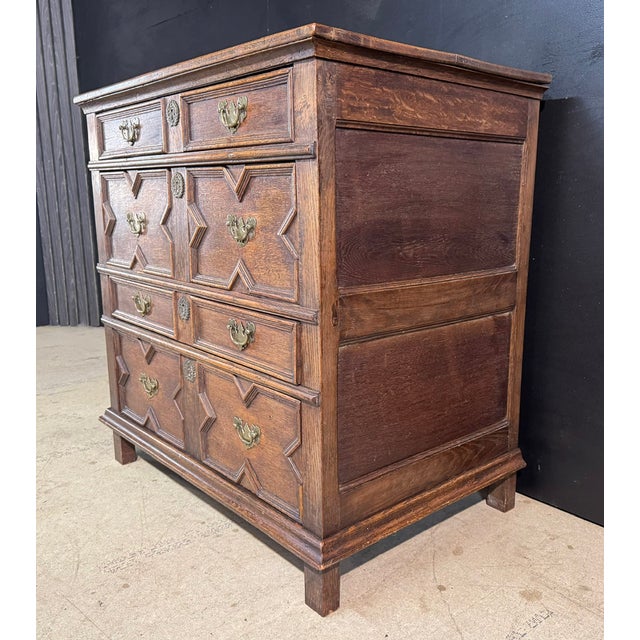 18th Century Oak Chest of Drawers, 1790s For Sale - Image 9 of 15