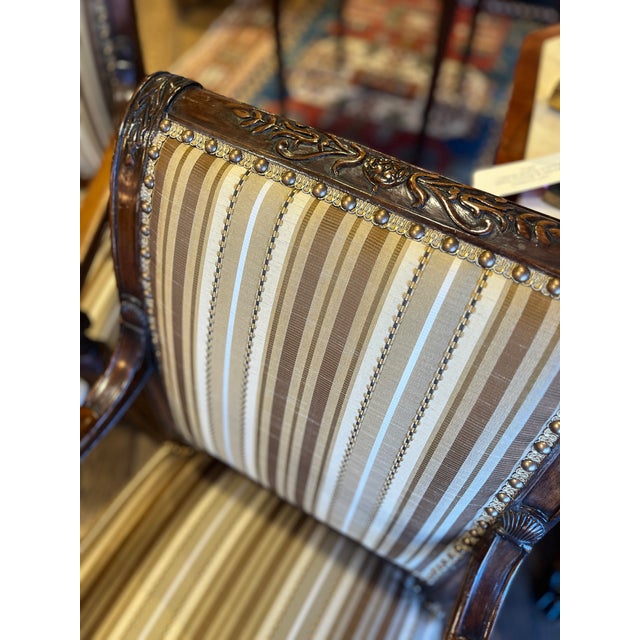 18th Century Pair French Consulate Chairs Signed Jacob For Sale - Image 4 of 9