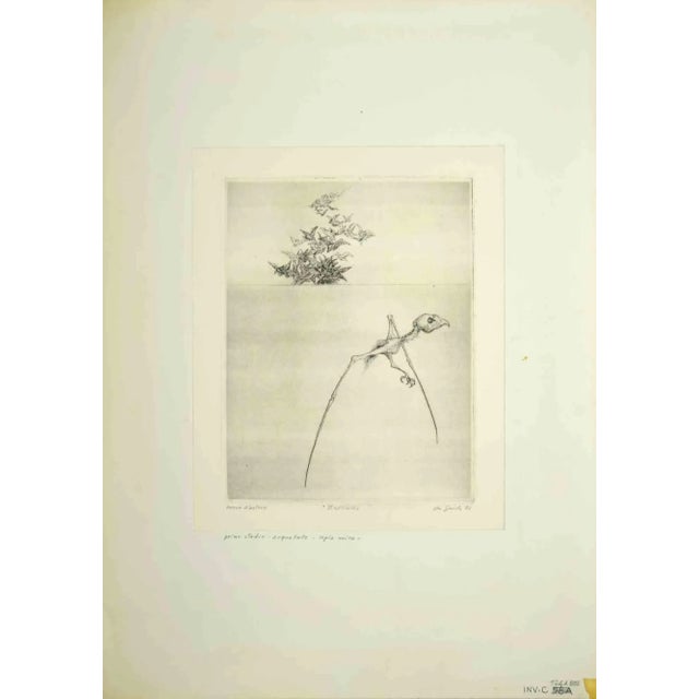 Il solitario is an original artwork realized in 1972 by the italian contemporary artist leo guida (1992 - 2017). Original...