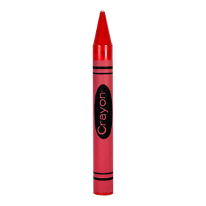 Vintage 1980s Oversized 58" Tall Jumbo Red Crayon Pop Art Store Display