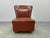 Mid-Century Italian Leatherette Lounge Chair, 1950s For Sale - Image 3 of 15