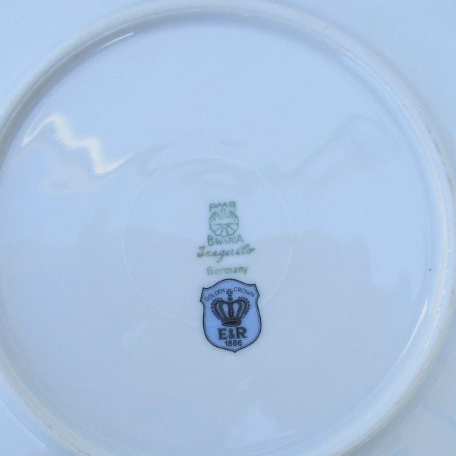 Gold Vintage Bavarian Fruit Plates - Set of 6 For Sale - Image 8 of 10
