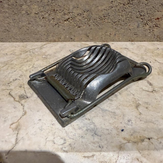 Mid-Century Modern 1950s German Duplex Egg Slicer Vintage For Sale - Image 3 of 12